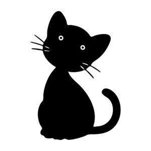 curious kitty svg with tilted head playful cat design