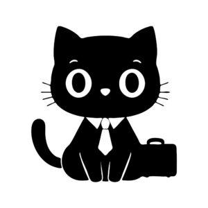 boss cat silhouette svg