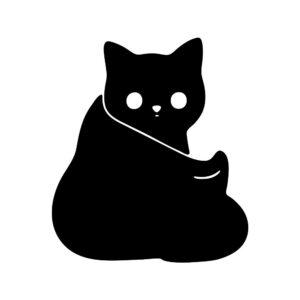 cozy blanket cat svg