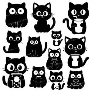 cute cat svg bundle