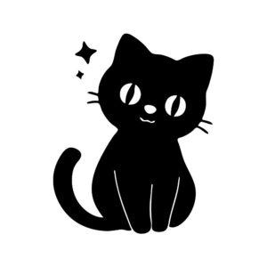 cute star cat svg