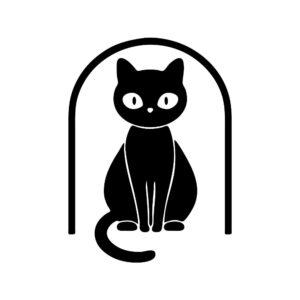 minimal arch cat svg