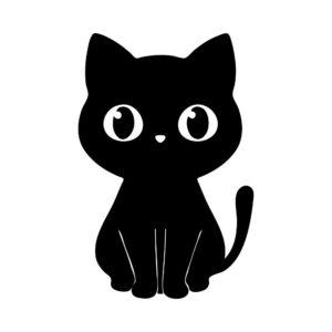 small sticker cat svg