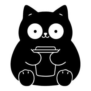 coffee cat svg cute kitty holding mug